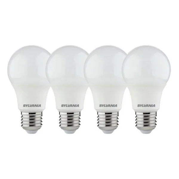Vakiolamppu Sylvania A60 7W/827 806LM E27 OP 4 KPL