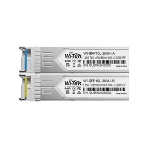 Ethernet kytkintarvike Wi-Tek SFP moduuli - ETHERNET KYTKINTARVIKE WI-TEK SFP-PARI 3KM LC-S SM 1G IND.