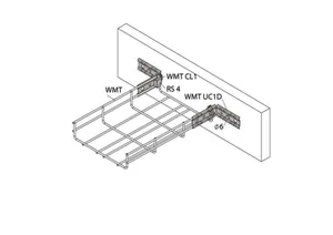 Kiinnityskappale Meka WMT UC1D lankahylly - KIINNITYSTARV LANKAHYLLY MEKA WMT UC1D EG