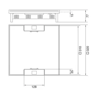 Lattiarasia Hager Electraplan.VE-EE EKQ160 RST - LATTIARASIA ELECTRAPLAN.VE-EE EKQ160 RST 320X320 KL 15MM