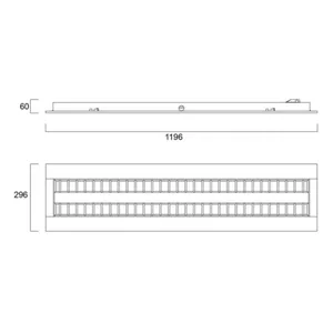 Moduulivalaisin Sylvania Rana LED - MODUULIVALAISIN RANA LED 0052435 1200 54W 3K 1-10 VA