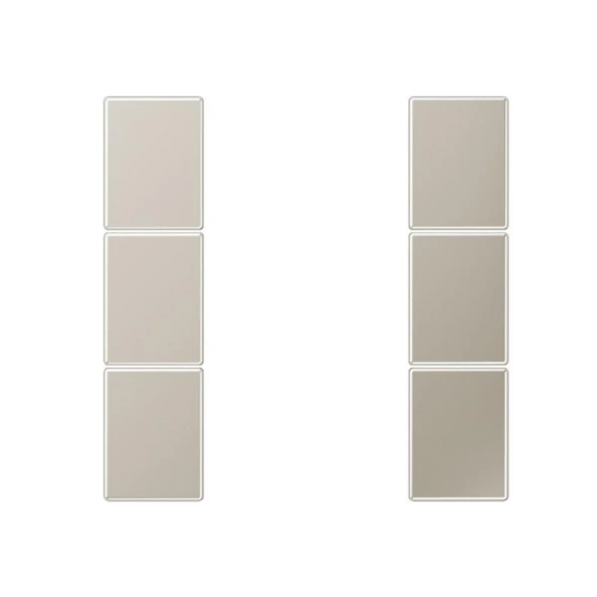 Painike KNX Ensto Jung F50 VIVUT. 6 VIPUA.TERÄS – ruostumaton teräs (RST)