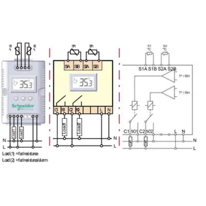 Termostaatti Schneider Electric Universal Enclosures - TERMOSTAATTI UNIVERSAL ENCL ELEKTRON TERMOSTAATTI 230VAC