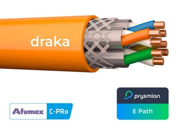 Tietoverkkokaapeli-CAT7 Draka Afumex S/FTP CCA
