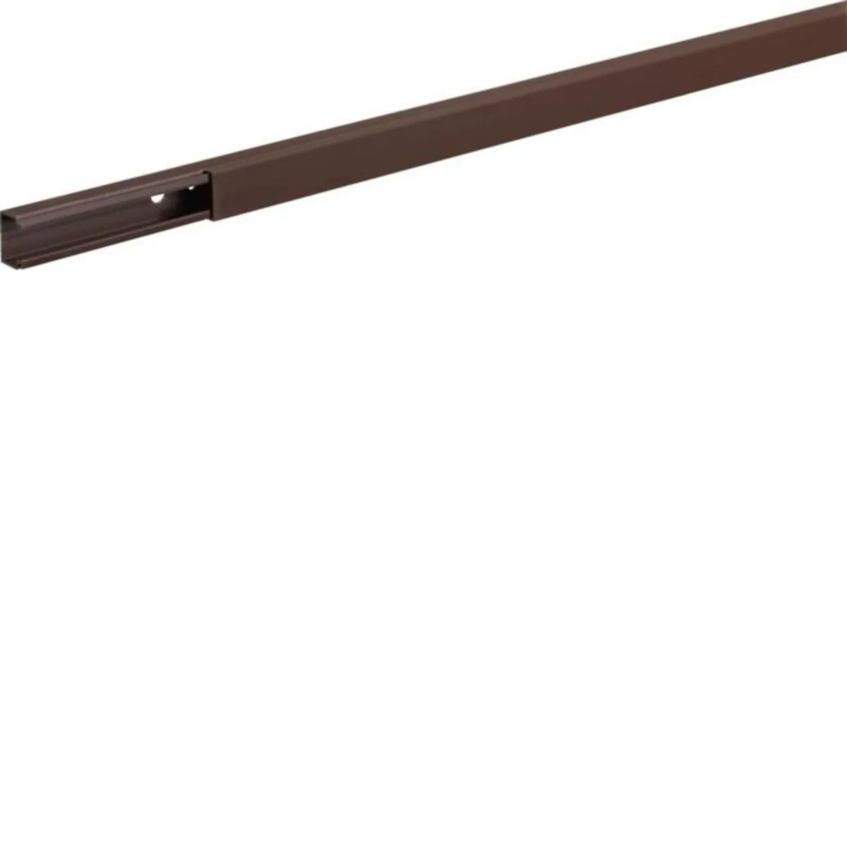 Asennuskanava Hager Tehalit.LF ruskea - ASENNUSKANAVA TEHALIT.LF LF200200 PVC 20x19x2000 RUS