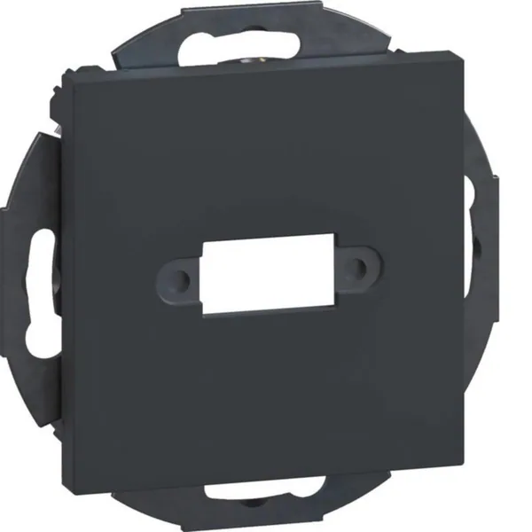 Kanava AV-rasia Hager Ecoline D-sub GSETMM301 1xD-s 20.5x11.4 blck