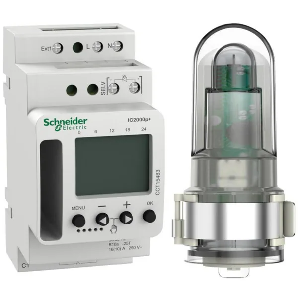 Kellokytkin digitaalinen Schneider Electric Acti 9 IC2000P+ (2 - 2.000 LX