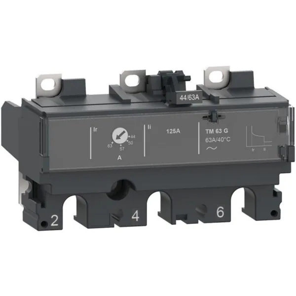 Kompaktikatkaisijan suojarele Schneider Electric ComPactT TM...G 3P TM40G 40A 3P3D NSX100-250