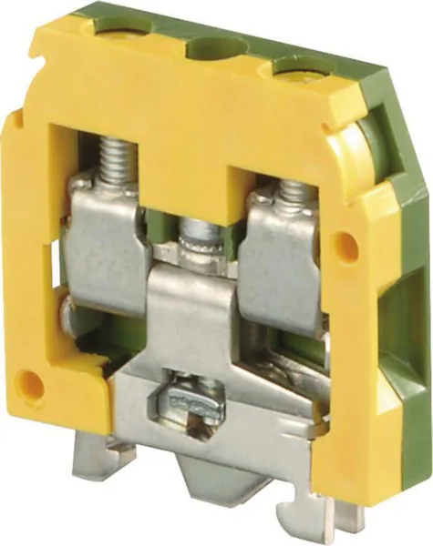 Maadoitusliitin TE / ABB Entrelec -liittimet MINI 6MM, JOHTO:4MM2, VIHR/KEL
