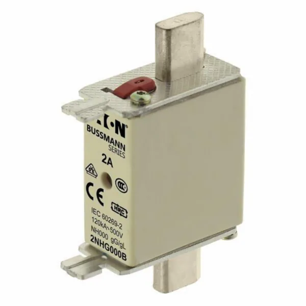 Kahvasulake Bussmann 500VAC 2NHG000B gG-gL 2A 000
