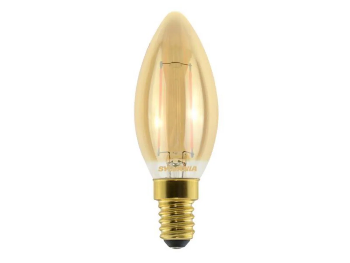 Kynttilälamppu Sylvania ToLEDo Retro C 2.5W/825 225ML E14 CL GOLD – 2500