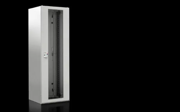 Lattiakaappi Rittal TX lasiovi CABLENET 600X2000X800MM LAS