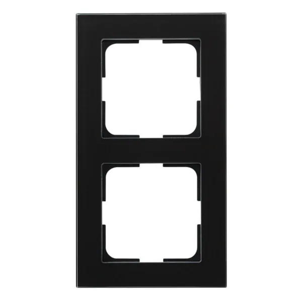 Peitelevy ELKO Plus Option-kehys 2OS/IP20/86MM MUS LASI OPTION