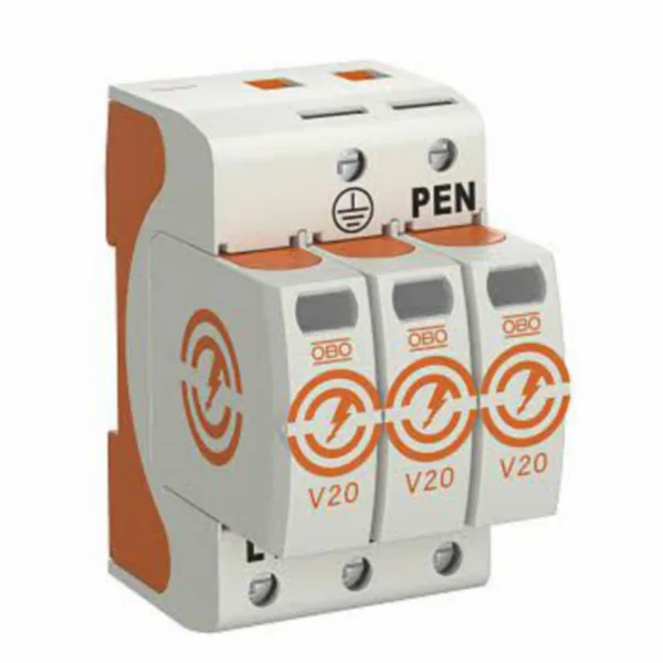 Ylijännitesuojat OBO Bettermann V20-3-280. T2. 3L+PEN