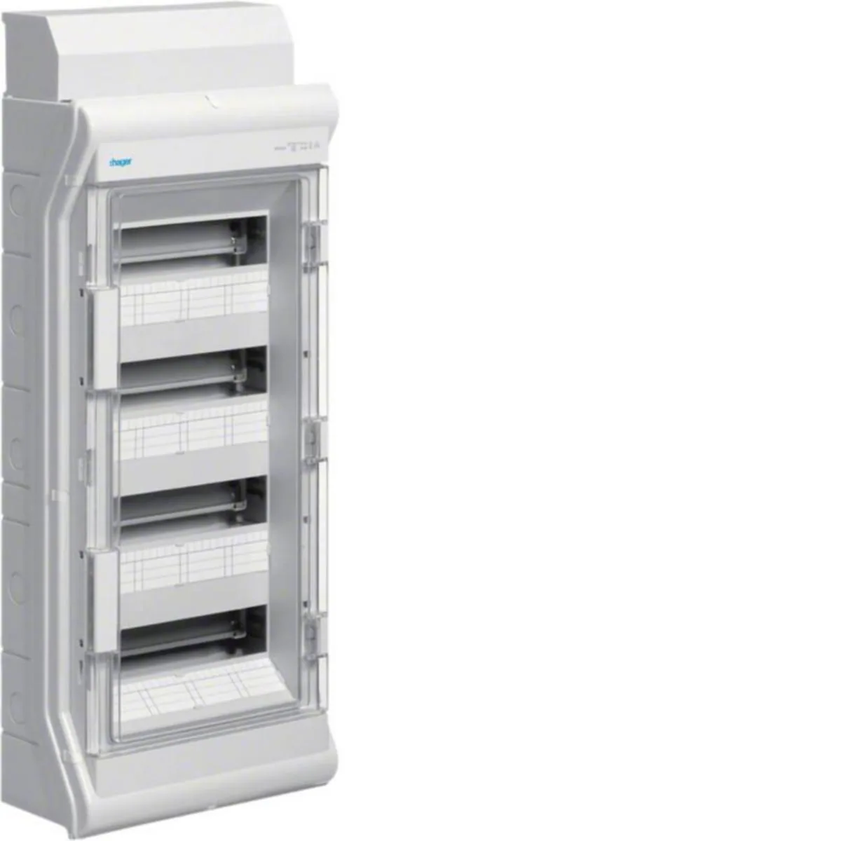 Moduulikotelo pinta PC Hager Vector IP54 VE412DN 4X12M