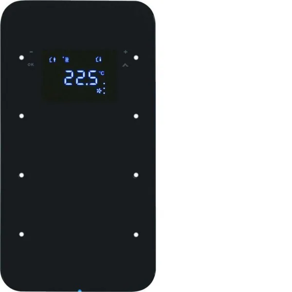 Painike KNX Hager R.1 3OS TERM+LED-N. LASI MUS