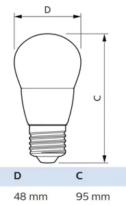 Pienkupulamppu Philips CorePro - PIENKUPULAMPPU COREPRO ND 7-60W E27 827 FR 806LM