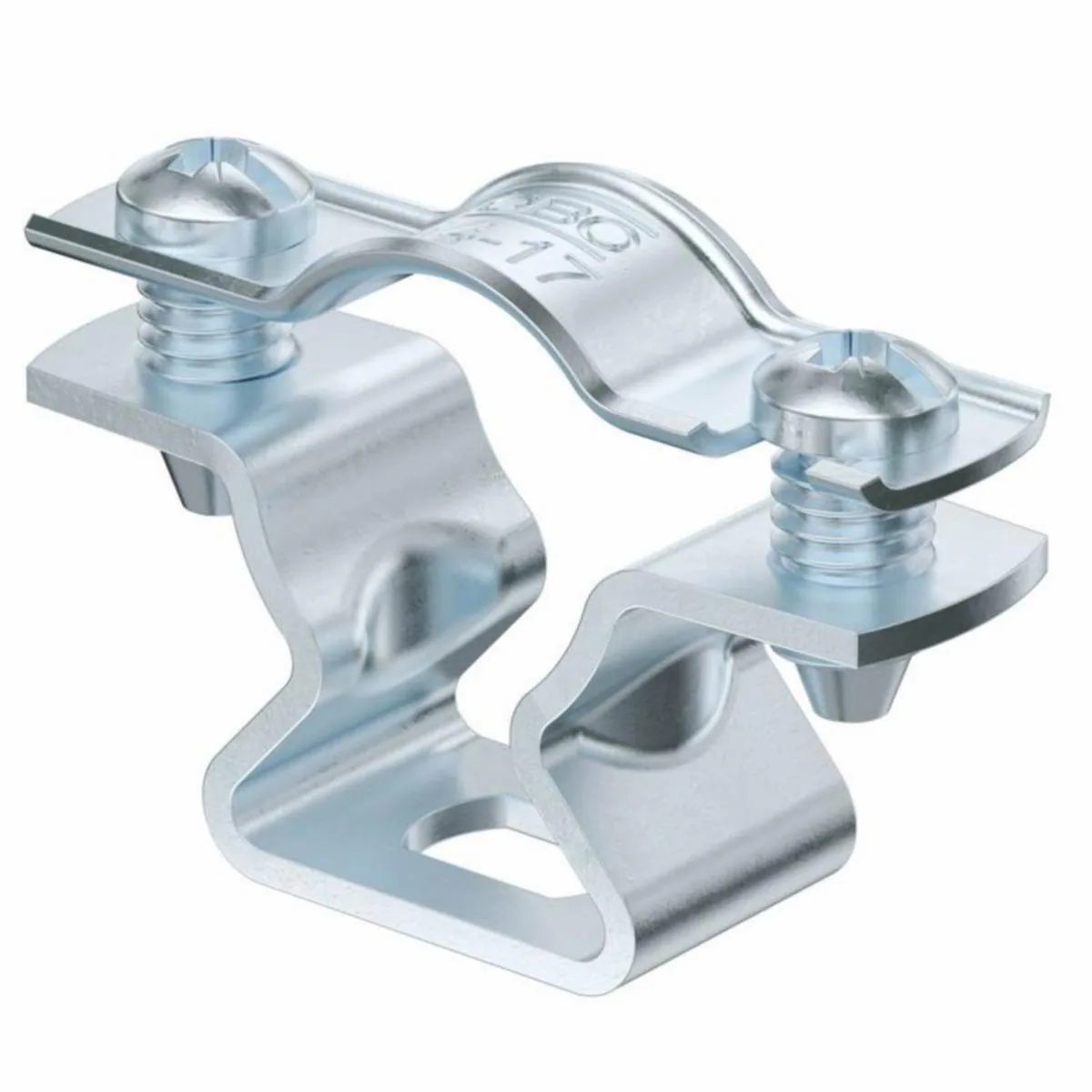 Putkikiinnike OBO VBS ASL 733 G kiinnitysreiällä, ASL 733 14 G, 12-14M, 6,5MM