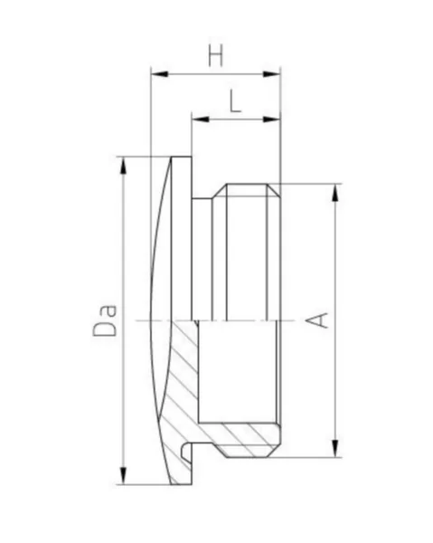 Sulkutulppa metalli Sormat ST PK Pg11 brass, max. IP65