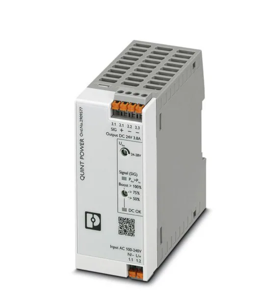 Teholähde Phoenix Contact Quint QUINT4-PS/1AC/24DC/3.8/PT