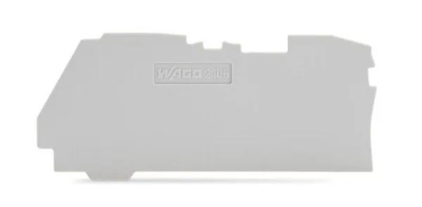 Päätylevy Wago TOPJOB S 2106-12..LIITTIMILLE.1mm HAR