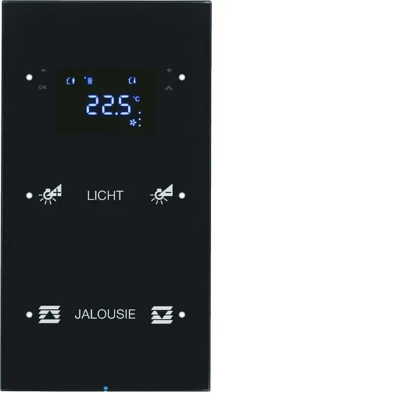 Painike KNX Hager R.3 2OS TERM+LED-N. OP. LASI MUS