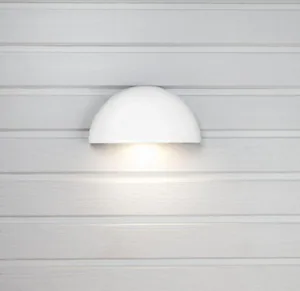 Seinävalaisin ulko Hide-a-lite Arc LED - SEINÄVALAISIN ULKO HIDE A LITE ARC VALKOINEN