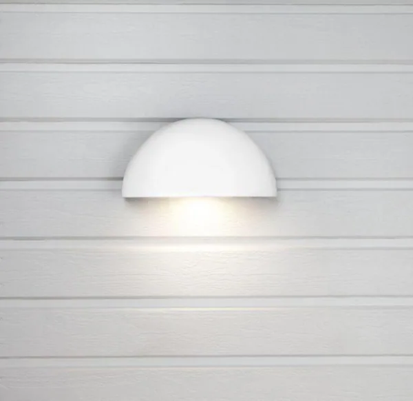 Seinävalaisin ulko Hide-a-lite Arc LED HIDE A LITE VALKOINEN