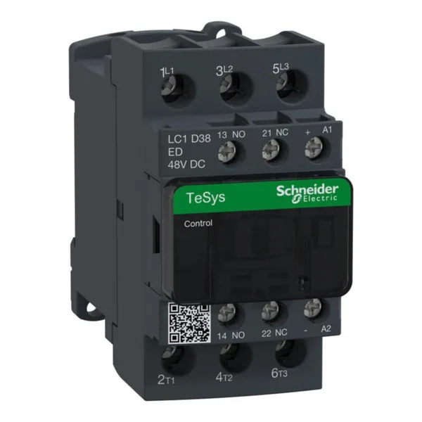 Kontaktori Schneider Electric TeSys LC1D38ED 38A 3S 1S+1A 48V DC