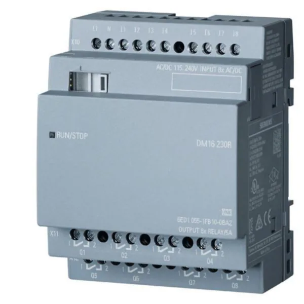 Laajennusmoduuli Siemens LOGO! LOGO 6ED1055-1FB10-0BA2. DM16 230R