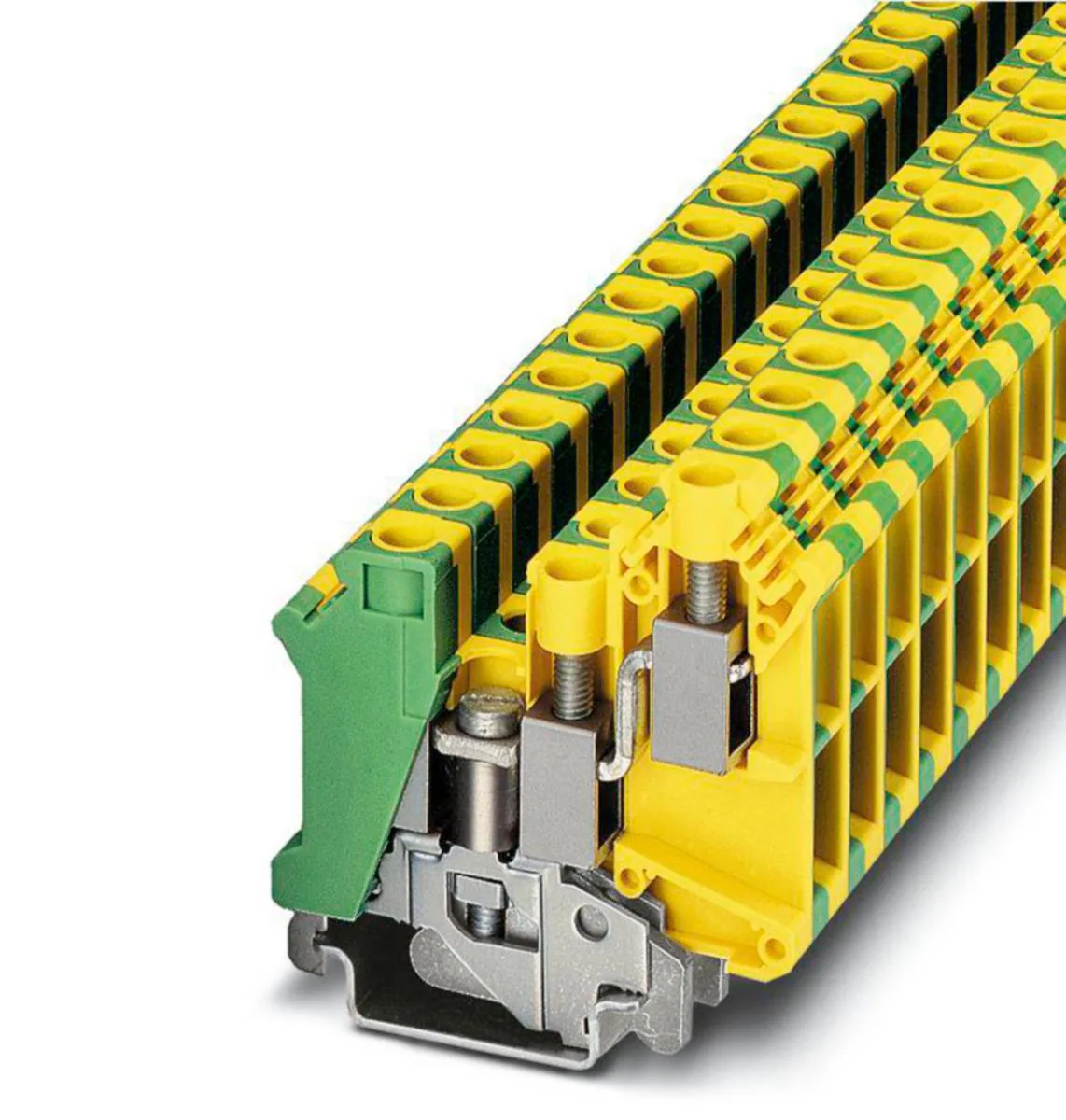 Maadoitusliitin Twin- ja Quattro- PE-sarja Phoenix Contact - LIITIN PHOENIX UK 10-TWIN-PE