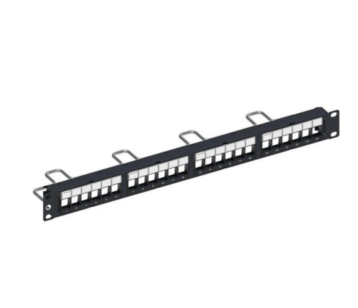 Paneeli 19" Netconnect Cat6/Cat6A UTP - PANEELI 19" CAT6A NETCONNECT UTP 0/24