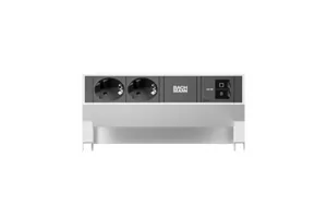 Pistorasiapaneelit DESK 2 Bachmann - PISTORASIAPANEELI DESK2 2X PR +USB C/C 45W HAR