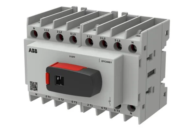 Vaihtokytkin ABB OT Plus 4-napainen 4-NAP. I-O-II 40A 690V AC-22A