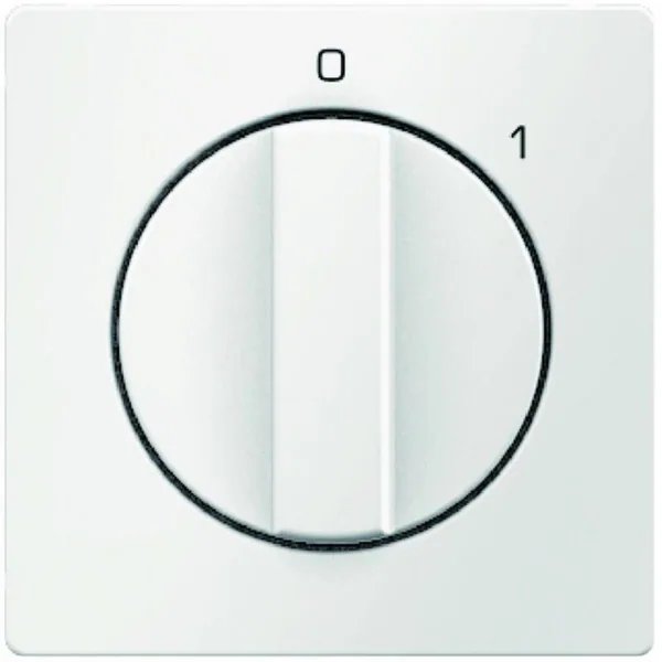 Keskiölevy Hager Q.1 0-1 switch 3862/38620101 white