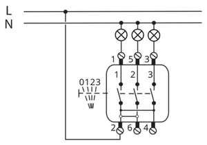 Kiertokytkin Ensto Intro - POTENTIOMETRI ENSTO INTRO 3-VK/16A/250V/IP21 UKR 0X MUS