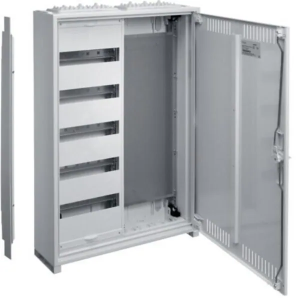 Moduulikotelo pinta/uppo Fe Hager Univers datatilalla FWB52K1 5X12M+DATATILA IP31