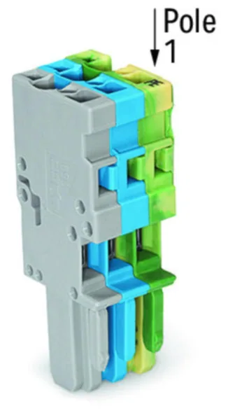 Pistoliitin Wago X-COM 3-NAP, 0.08-4MM2,NAARASLIITIN