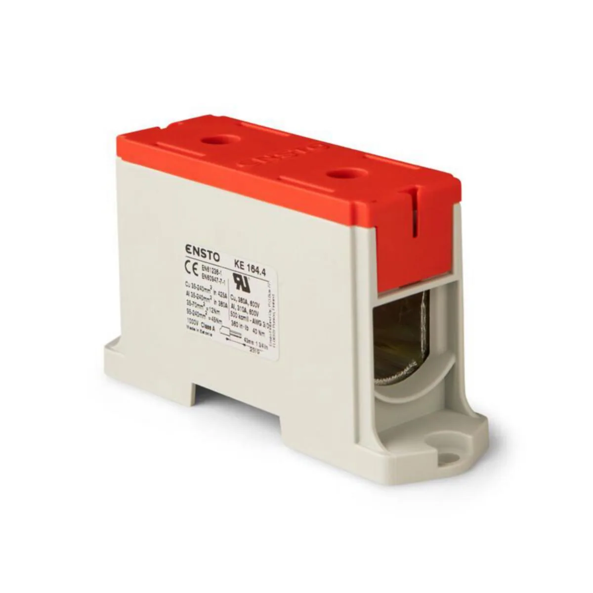 Riviliitin Ensto Clampo Pro KE164 35-240 AL/CU 1000V PUN – punainen