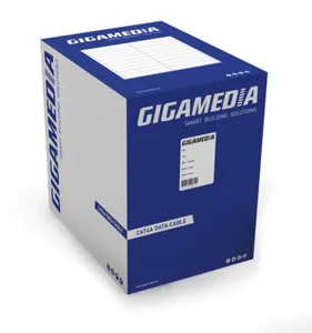 Tietoverkkokaapeli-CAT6 Gigamedia U/UTP DCA - TIETOVERKKOKAAP-CAT6 GIGAMEDIA 1XU/UTP LSOH VA DCA