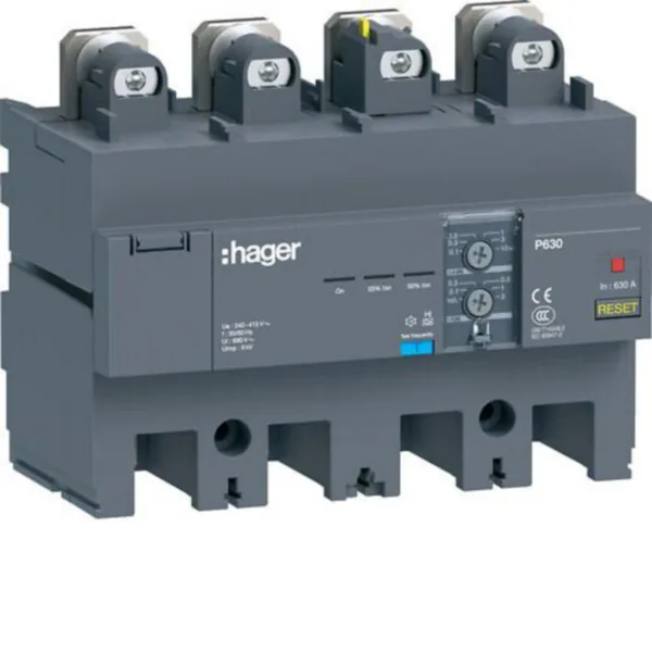 Vikavirtalohko Hager h3+ P630, P630 4N 630A 0.1-10A