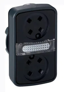 Kaksoispainike Schneider Electric Harmony - KAKSOISPAINIKE HARMONY ZB4BW7A9 KAKS.P.MER.V