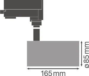 Kohdevalaisin Ledvance Tracklight Spot - KOHDEVALAISIN TRACKLIGHT SPOT TRACK SP D85 35W/3000K 90RA WT