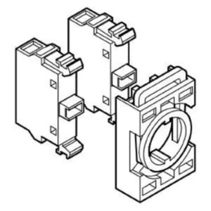 Kosketinelementti ABB Modular MCB - KOSKETINELEMENTTI MODULAR KAKSOISLOHKO+PIDIN 2NO