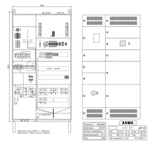 Latausasemakeskus UTU Ahma LKM, lähdöt 32A - LATAUSASEMAKESKUS AHMA LKM12308X (80A/100A/125A)