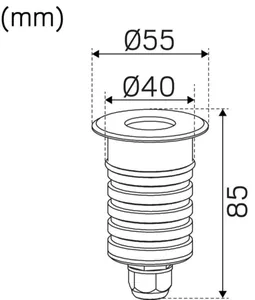 Maavalaisin Hide-a-lite Spot Up Multi 3 - MAAVALAISIN HIDE A LITE SPOT UP MULTI 3 3000K