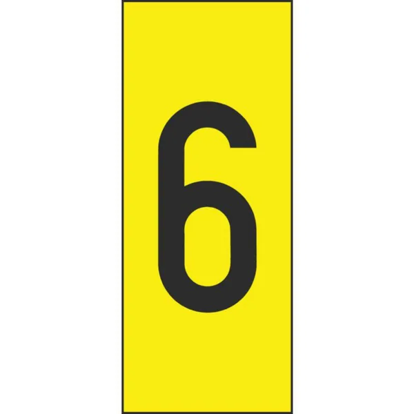 Merkintäkilpi Hammarprodukter H50 numerot 6