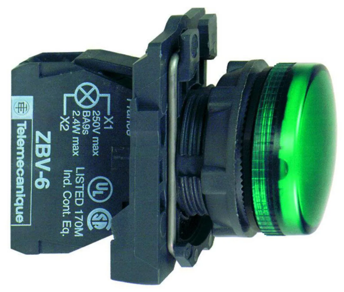 Merkkivalo Schneider Electric Harmony XB5 XB5AVB3 LED 24V VIHREÄ – vihreä