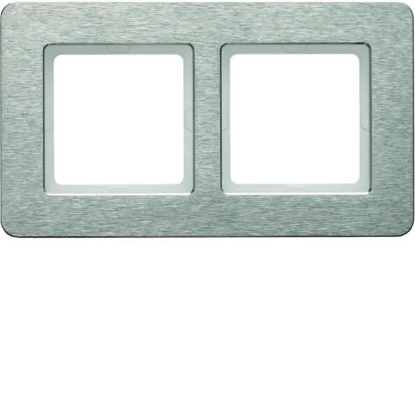 Peitelevy Hager Q.7 2-f. RST brushed horiz