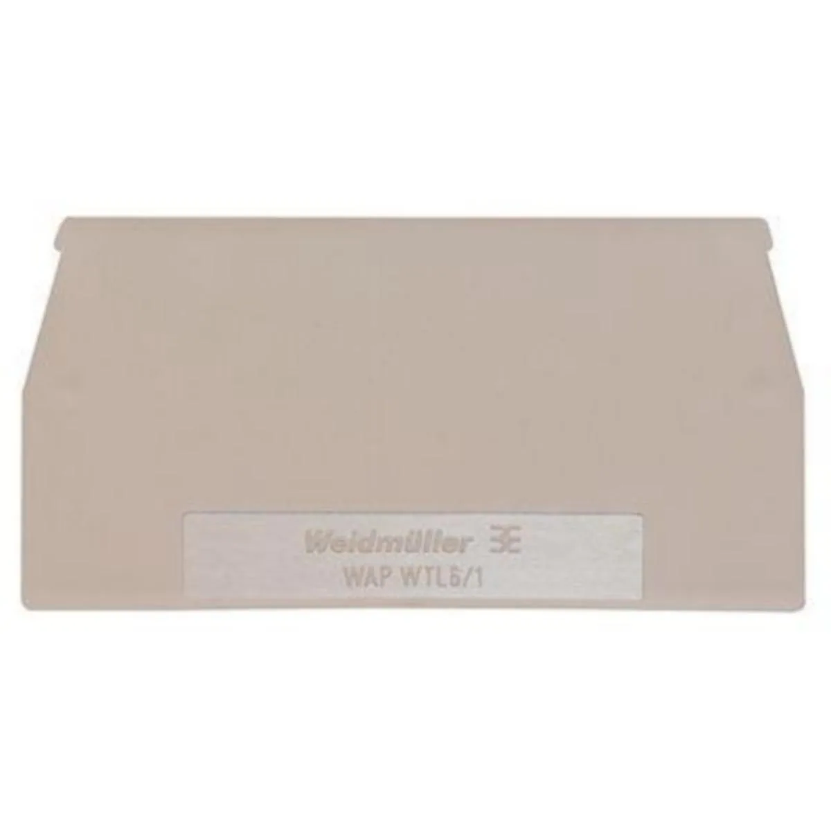 Päätylevy Weidmüller WAP WTL6/1 – beige
